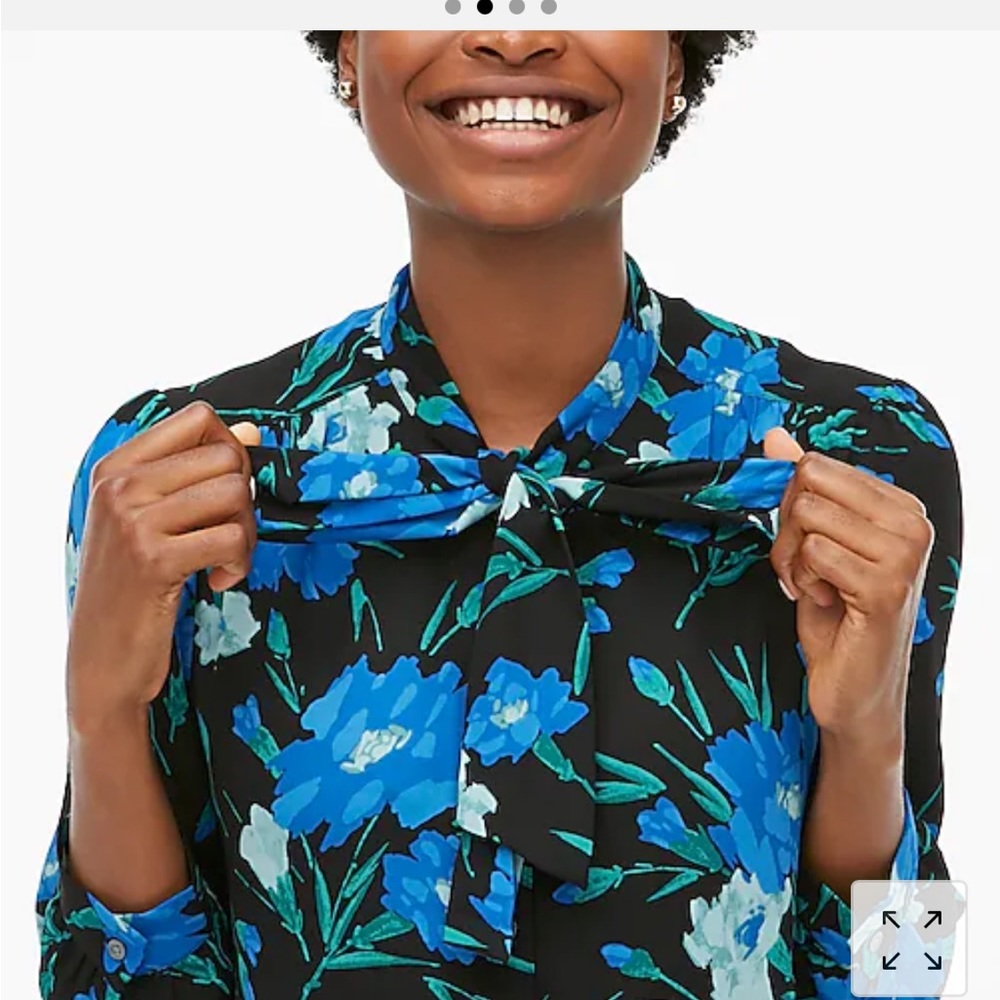 Nee with Tags J.Crew Bow Blouse XS 0